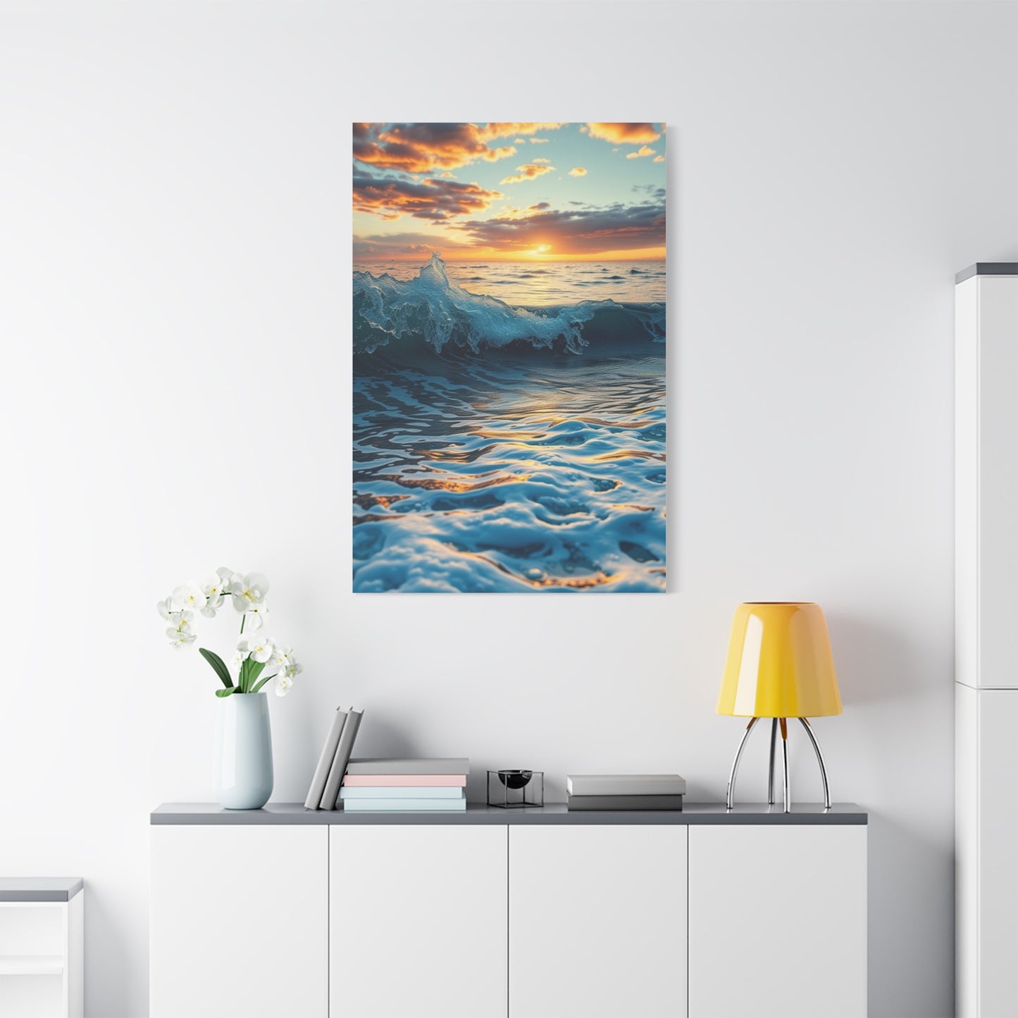 Celestial Tide Symphony Wall Art & Canvas Print