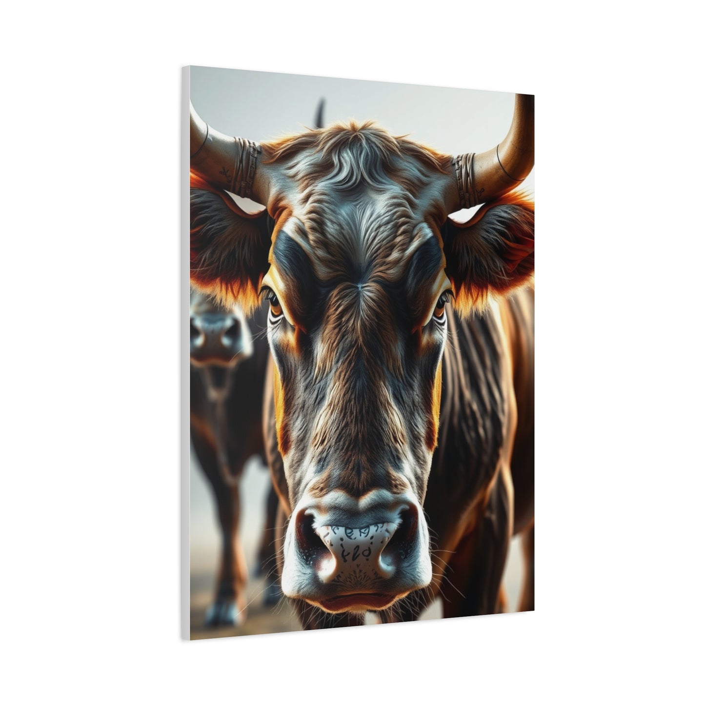 Bovine Majesty Canvas Collection Wall Art & Canvas Print