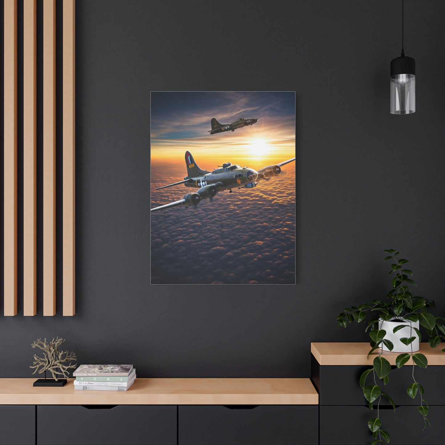 Sunset Squadron Patrol Flight Wall Art & Canvas Prints