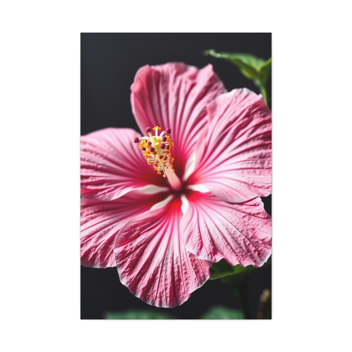 Vision Hibiscus Flower Art Art Wall Art & Canvas Print