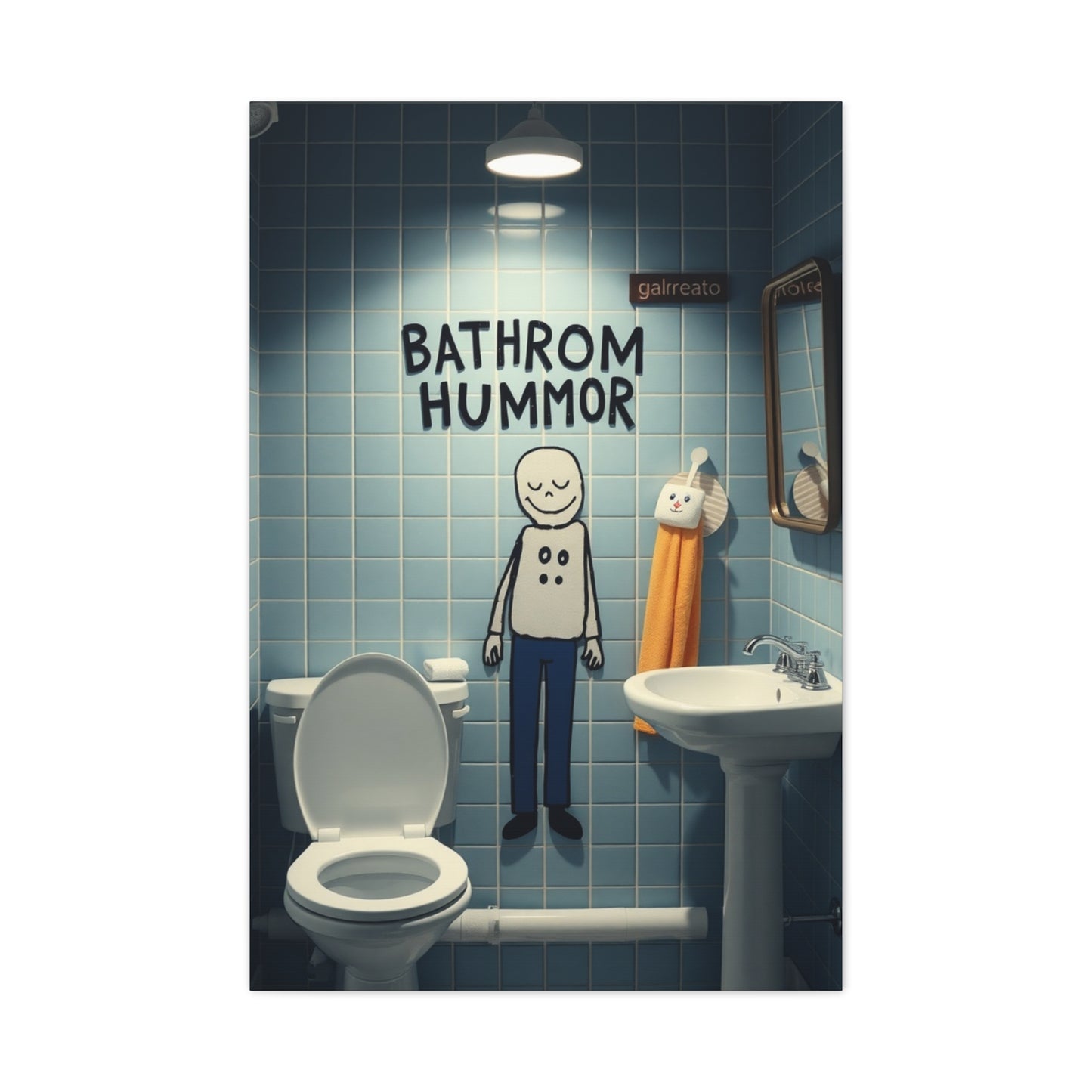 Collection Bathroom Humor Art Art Wall Art & Canvas Print
