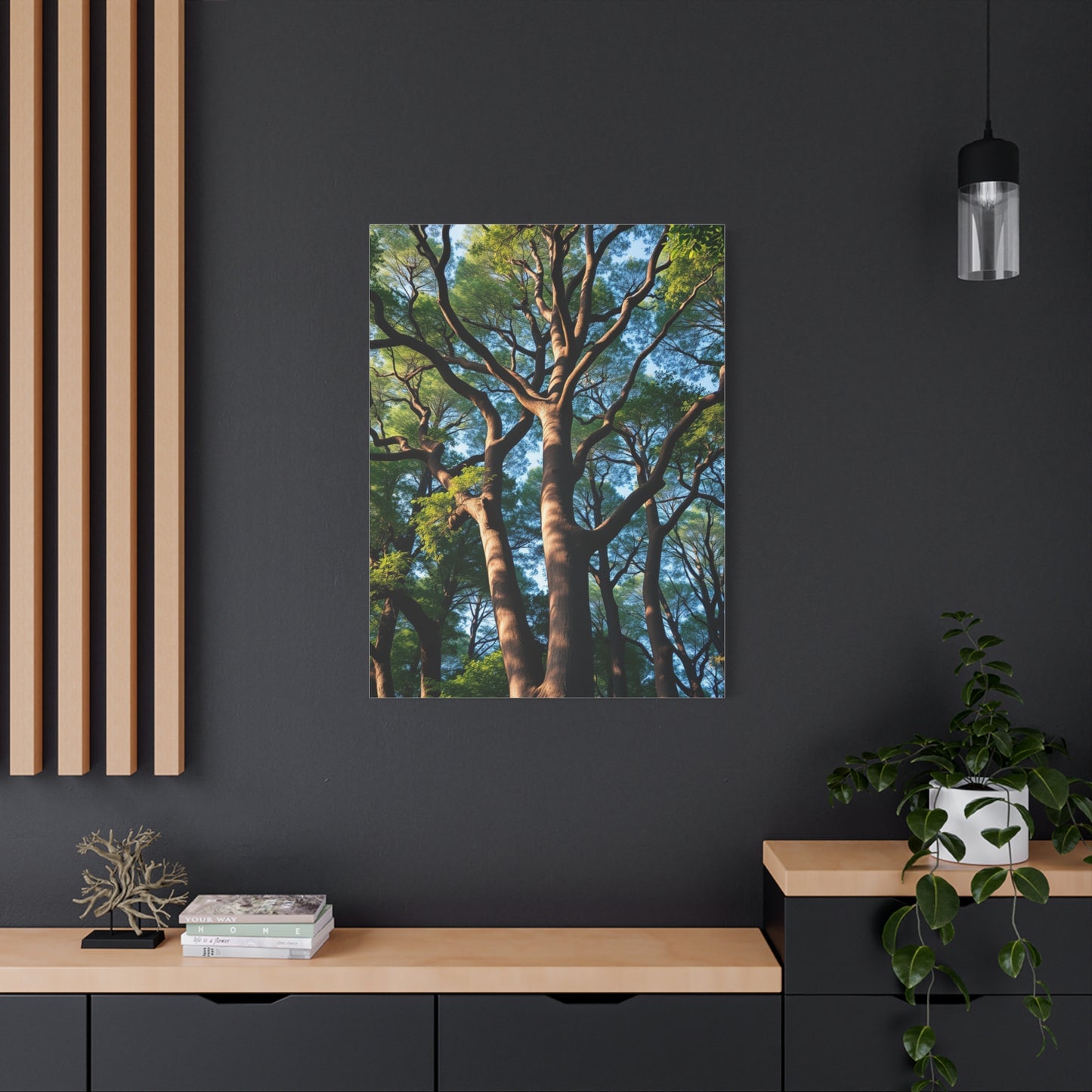 Gilded Forest Impression Wall Art & Canvas Print