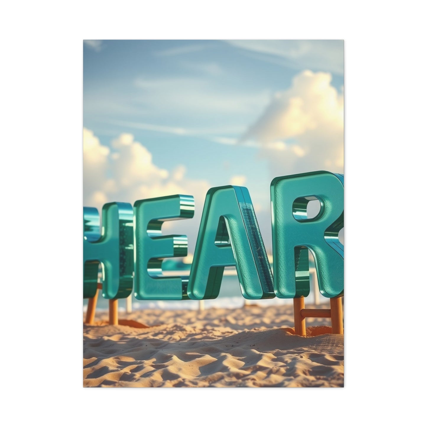 Sublime Beachfront Tableau Wall Art & Canvas Print