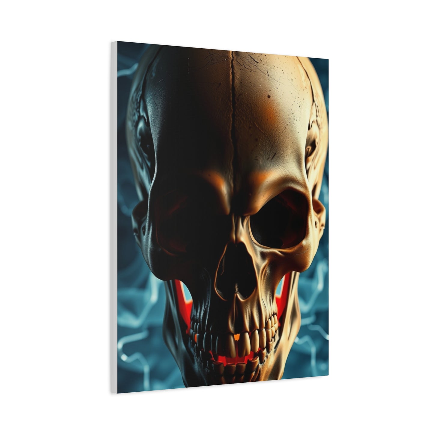 Decadent Skull Impression Wall Art & Canvas Print