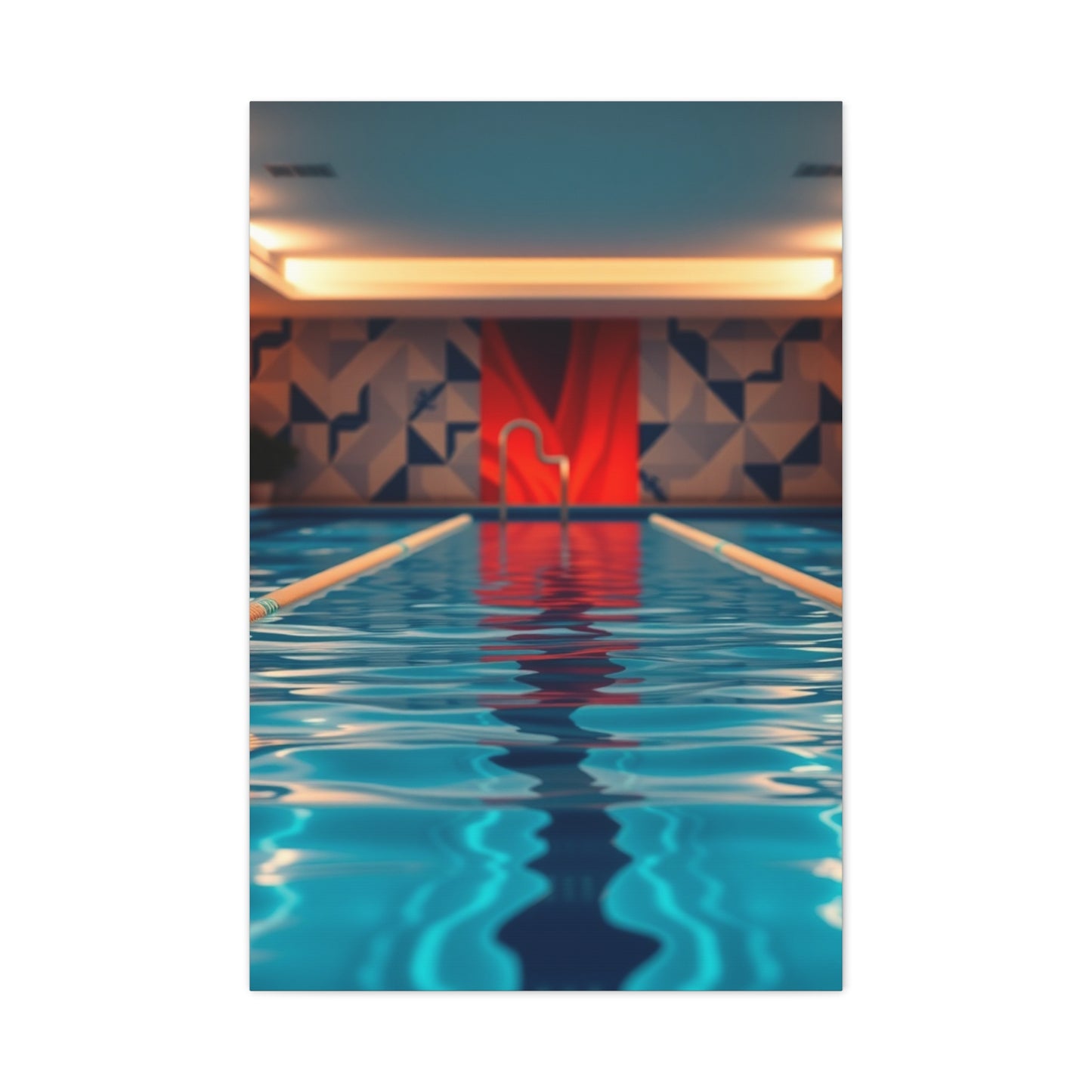 Swimming Pool Art Refined Canvas Wall Art & Canvas Print