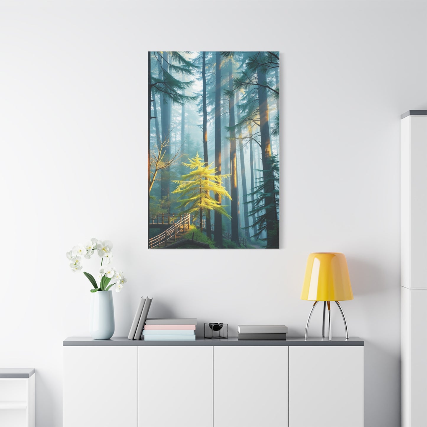 Leafy Tranquility Masterpiece Wall Art & Canvas Print