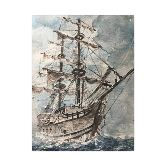 Large Ship Sailing In Ocean Wall Art & Canvas Prints