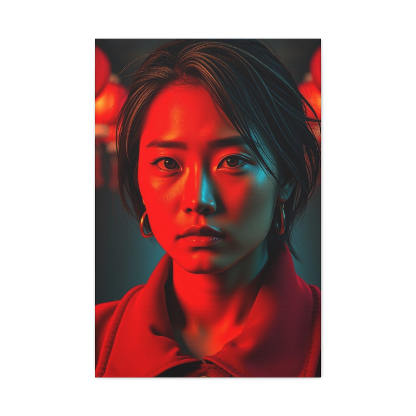 Burgundy Opulence Canvas Wall Art & Canvas Print