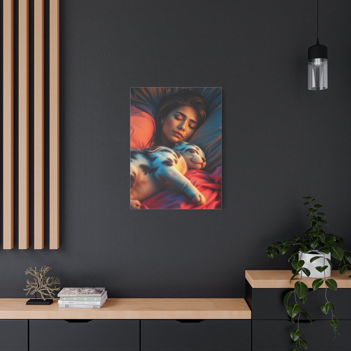 Masterpiece Sleeping & Napping Art Vision Wall Art & Canvas Print