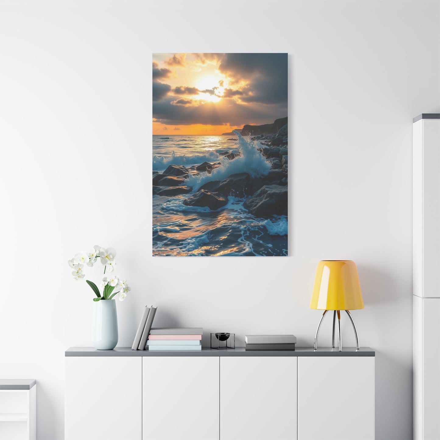 Coastal Whisper Tapestry Wall Art & Canvas Print