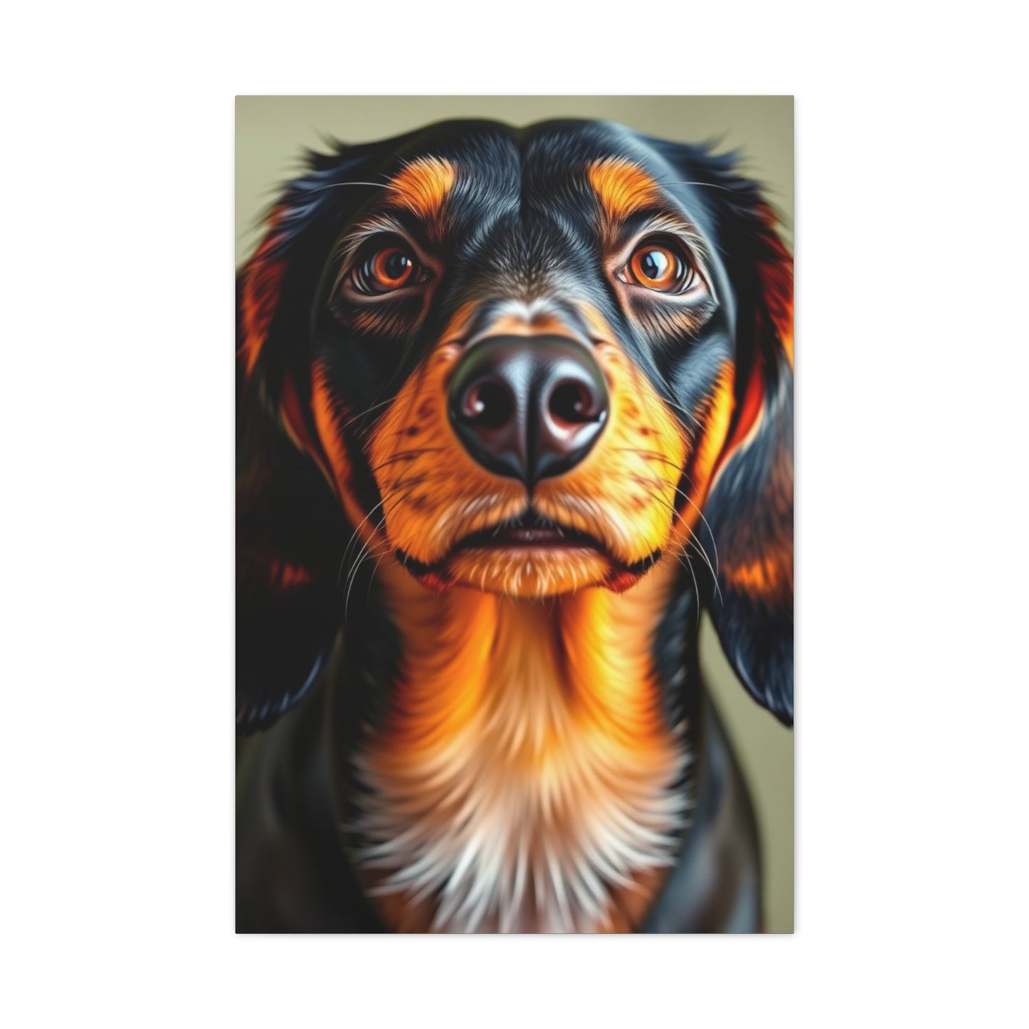 Vision Dachshund Art Art Wall Art & Canvas Print