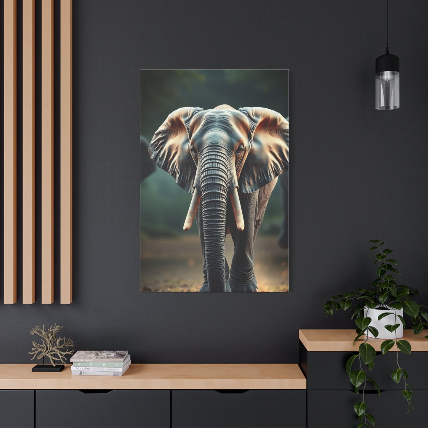 Elephantine Elegance Canvas Wall Art & Canvas Print