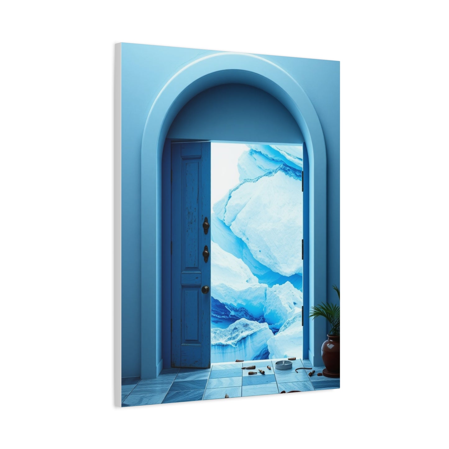 Supreme Blue and White Art Collection Wall Art & Canvas Print