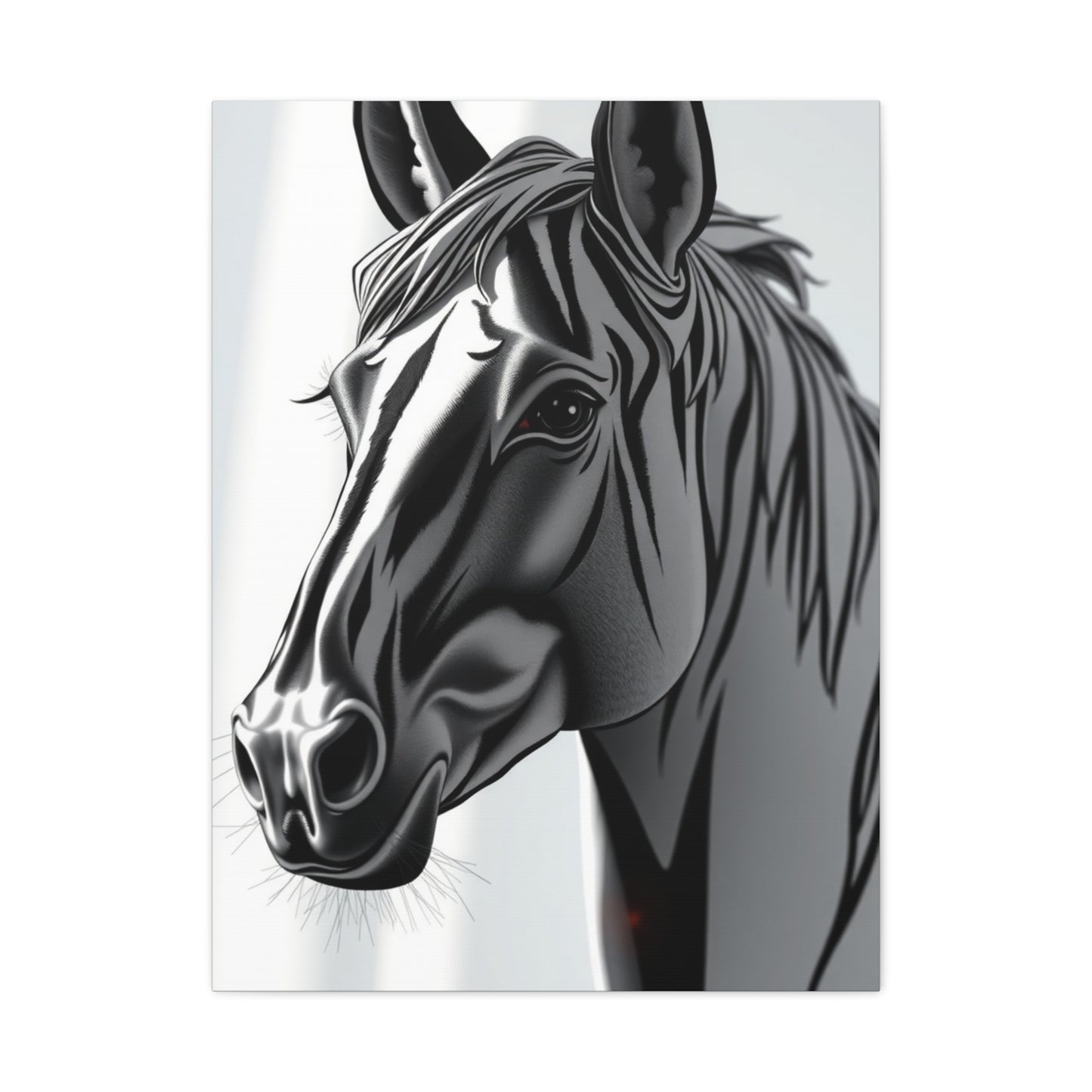 Vision Black and White Illustrations Art Art Wall Art & Canvas Print