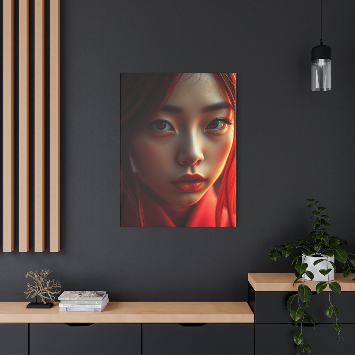 Ruby Brilliance Masterpiece Wall Art & Canvas Print