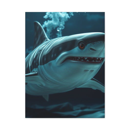 Deep Blue Majesty Canvas