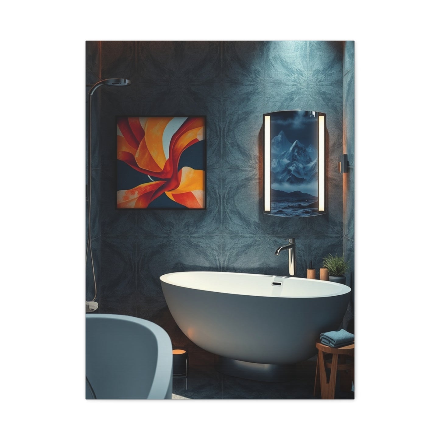 Refined Bath Sanctuary Art Wall Art & Canvas Print