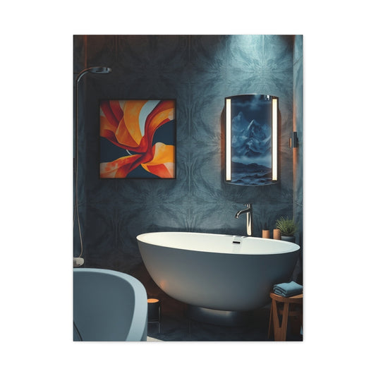 Refined Bath Sanctuary Art Wall Art & Canvas Print