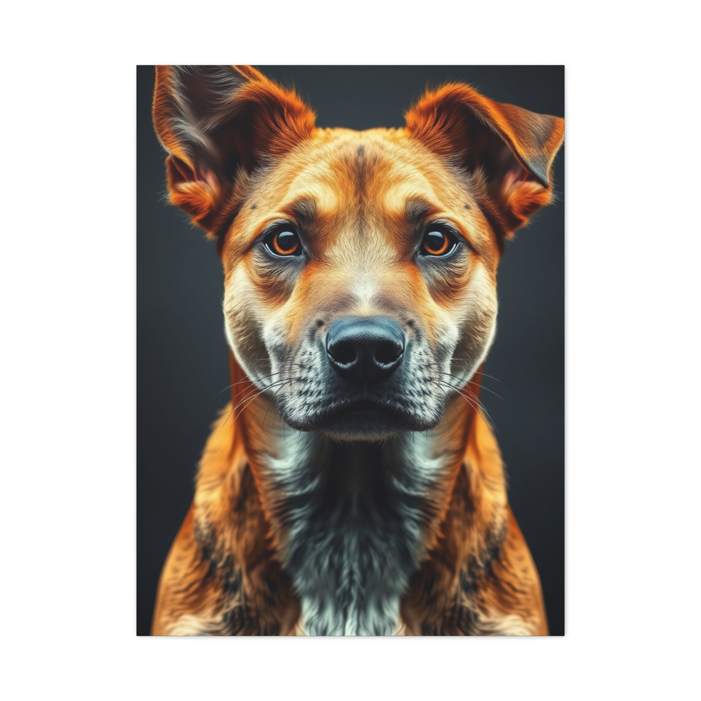 Canine Elegance Portraiture Wall Art & Canvas Print
