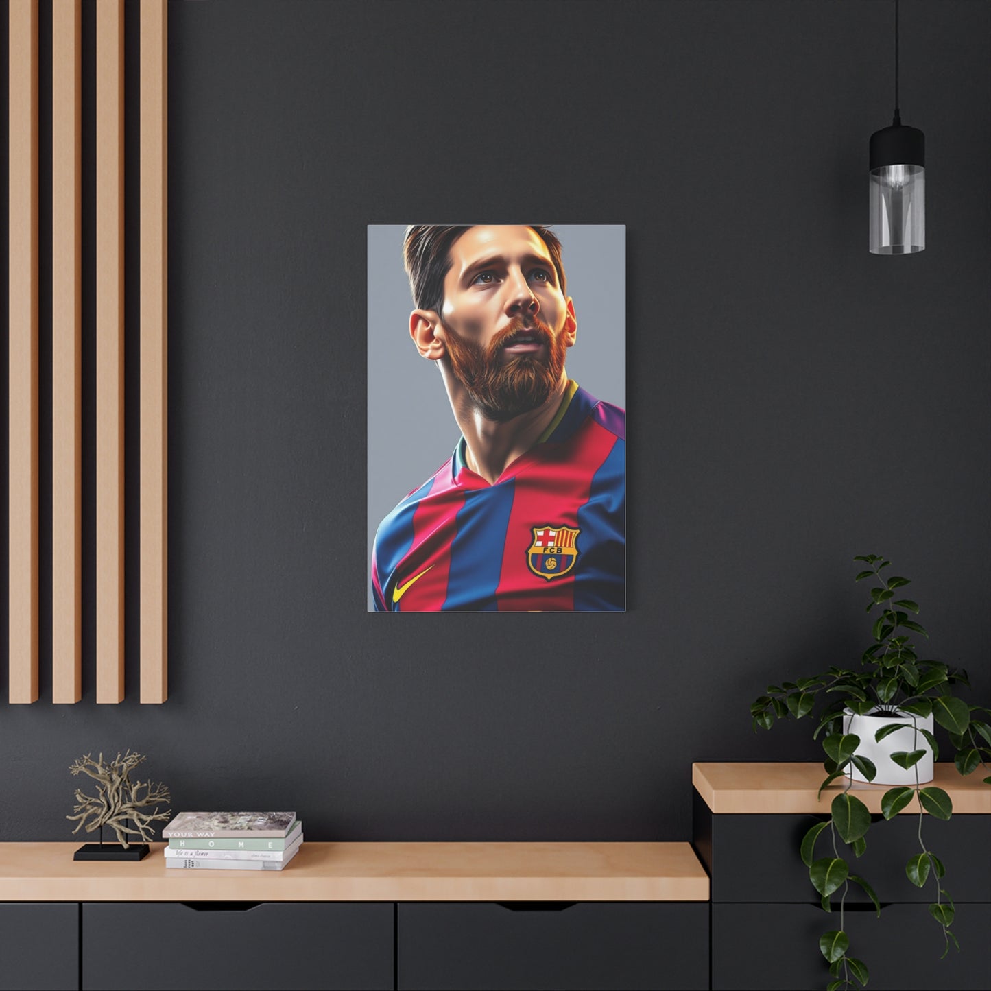 Lionel Messi: Canvas of Elegance Wall Art & Canvas Print