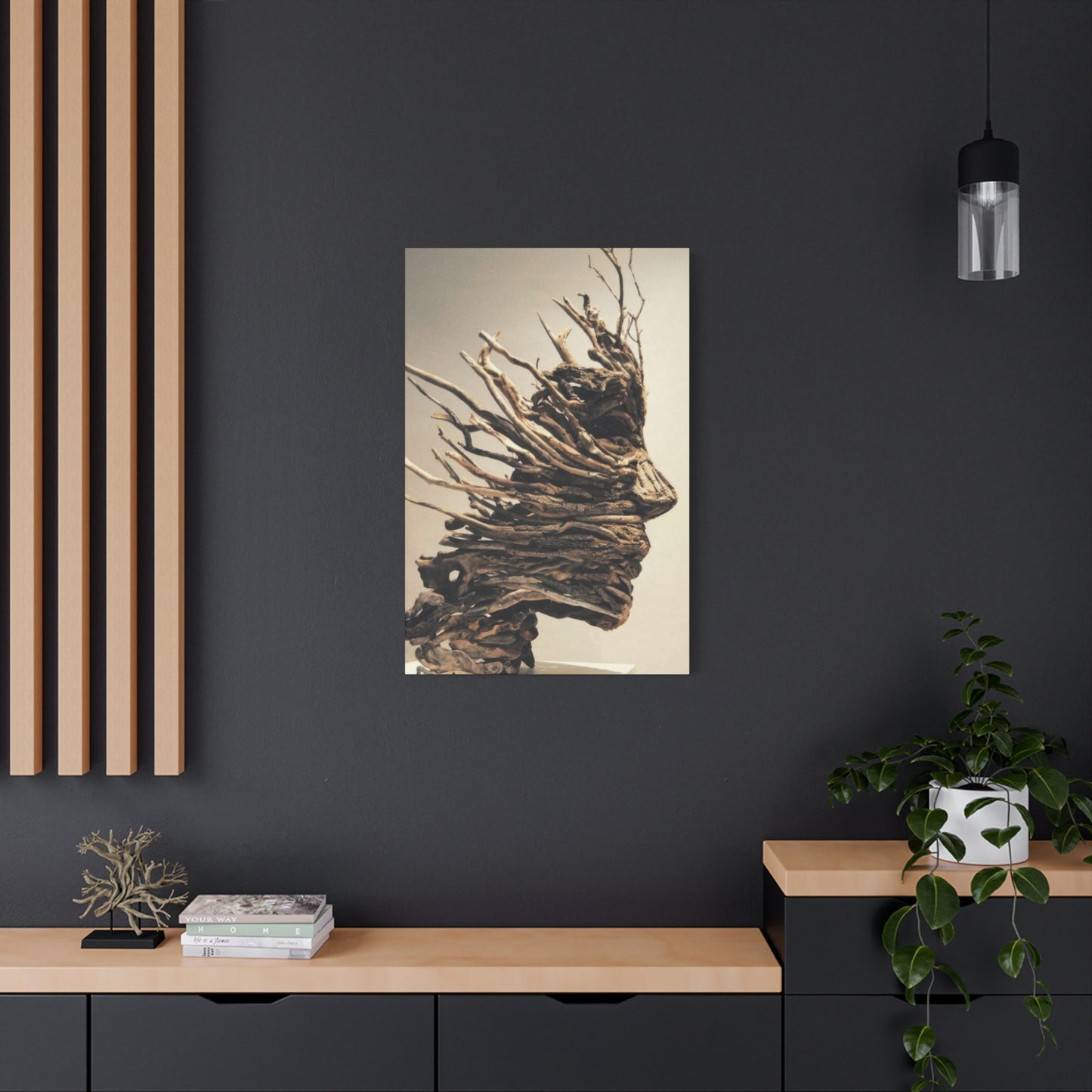 Driftwood Face Wall Art & Canvas Prints