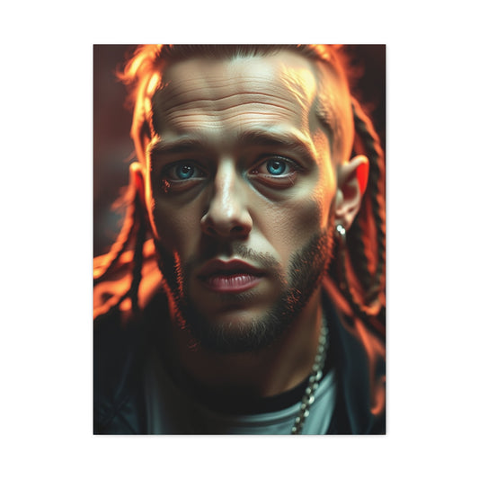 Malones Melodic Masterpiece Canvas