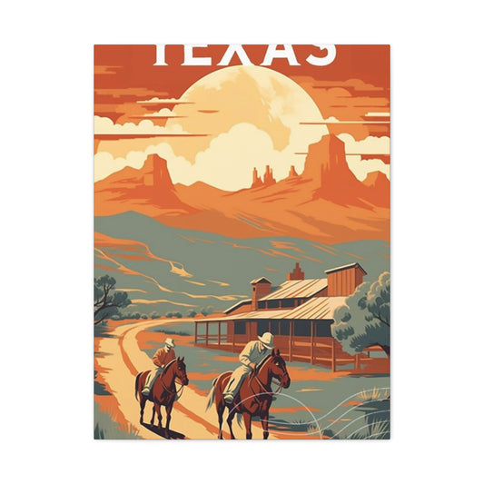 Sunset In Texas Poster Wall Art & Canvas Prints