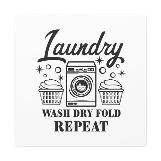 Laundry Repeat Poster Wall Art & Canvas Prints
