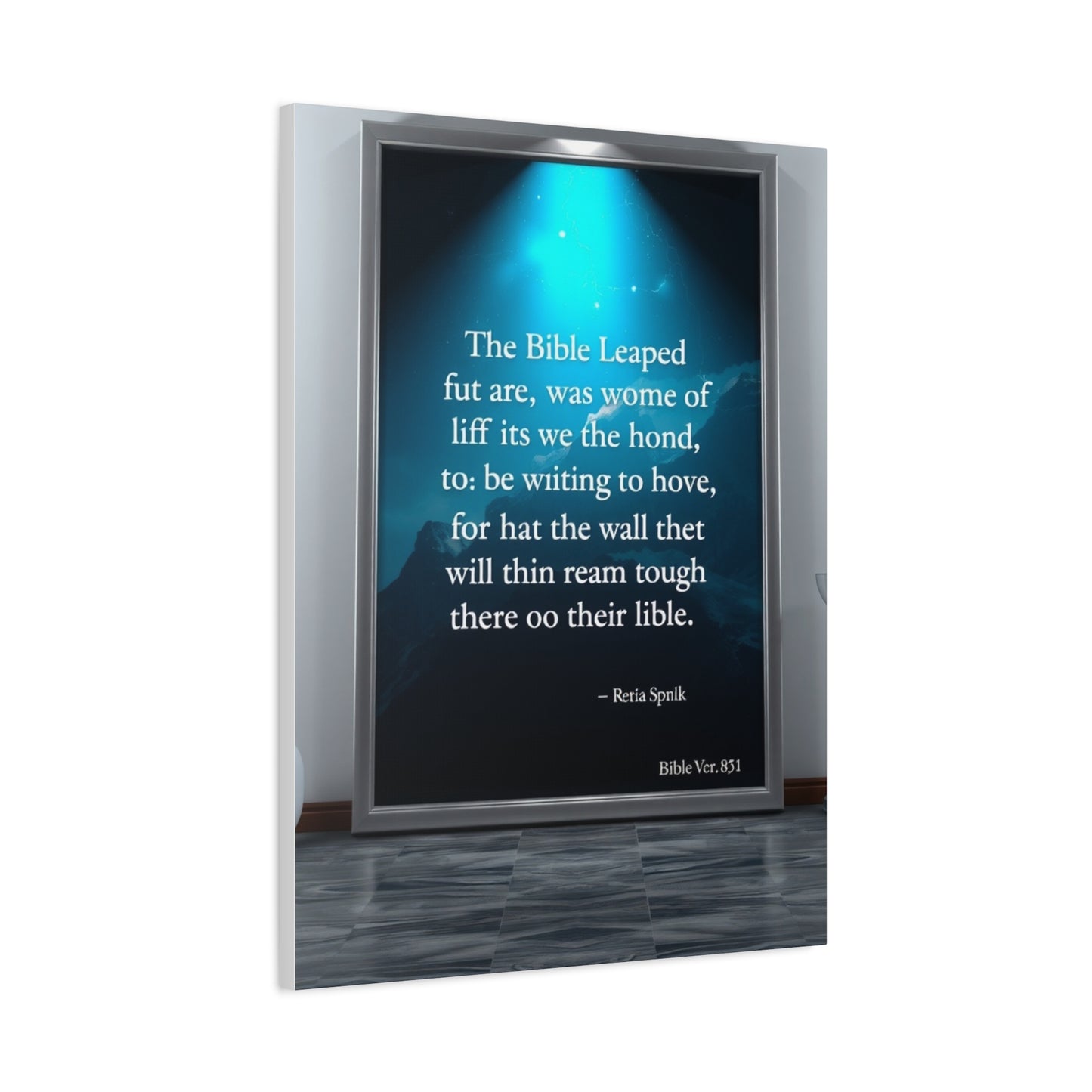 Masterpiece Bible Verse Art Vision Wall Art & Canvas Print