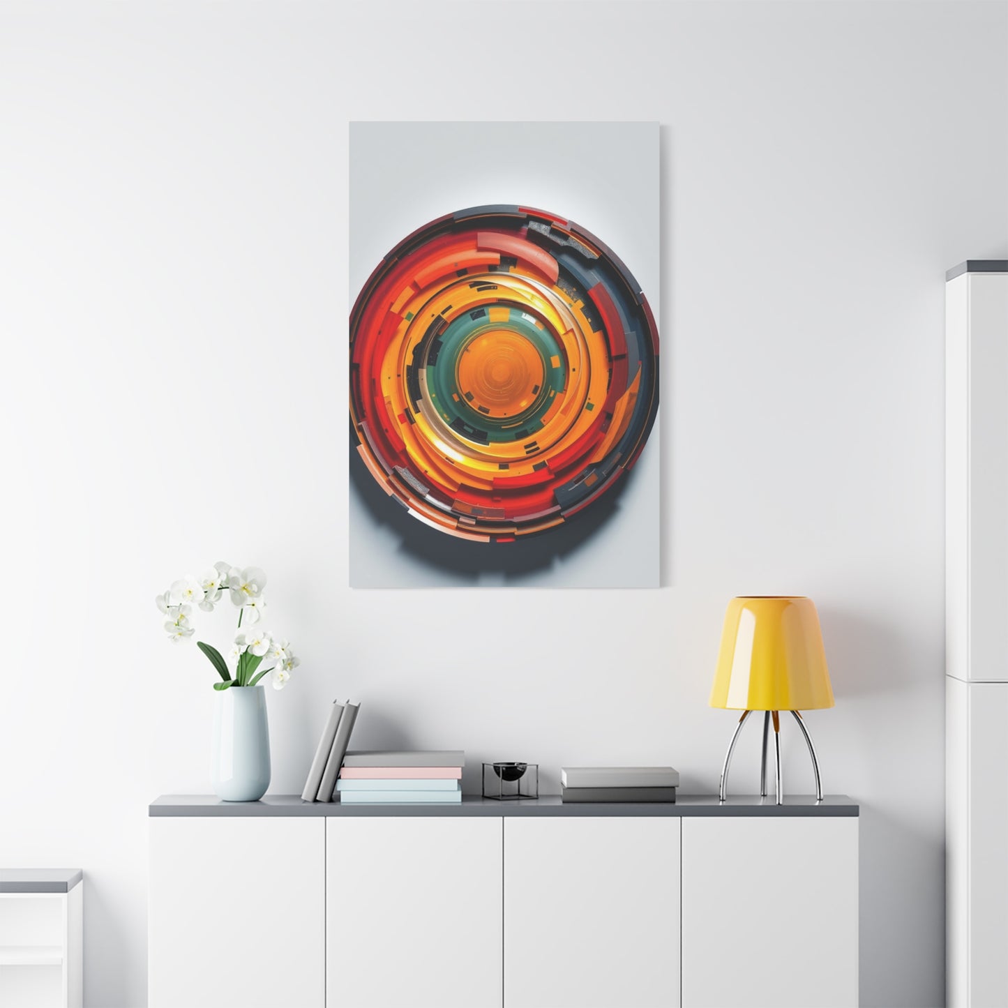 Orbital Abstraction Elegance wall art & canvas print
