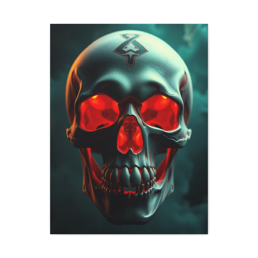 Ethereal Skull Symphony Wall Art & Canvas Print
