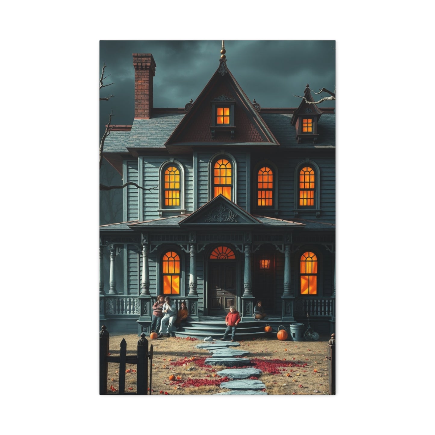 Haunted House Art Refined Canvas Wall Art & Canvas Print
