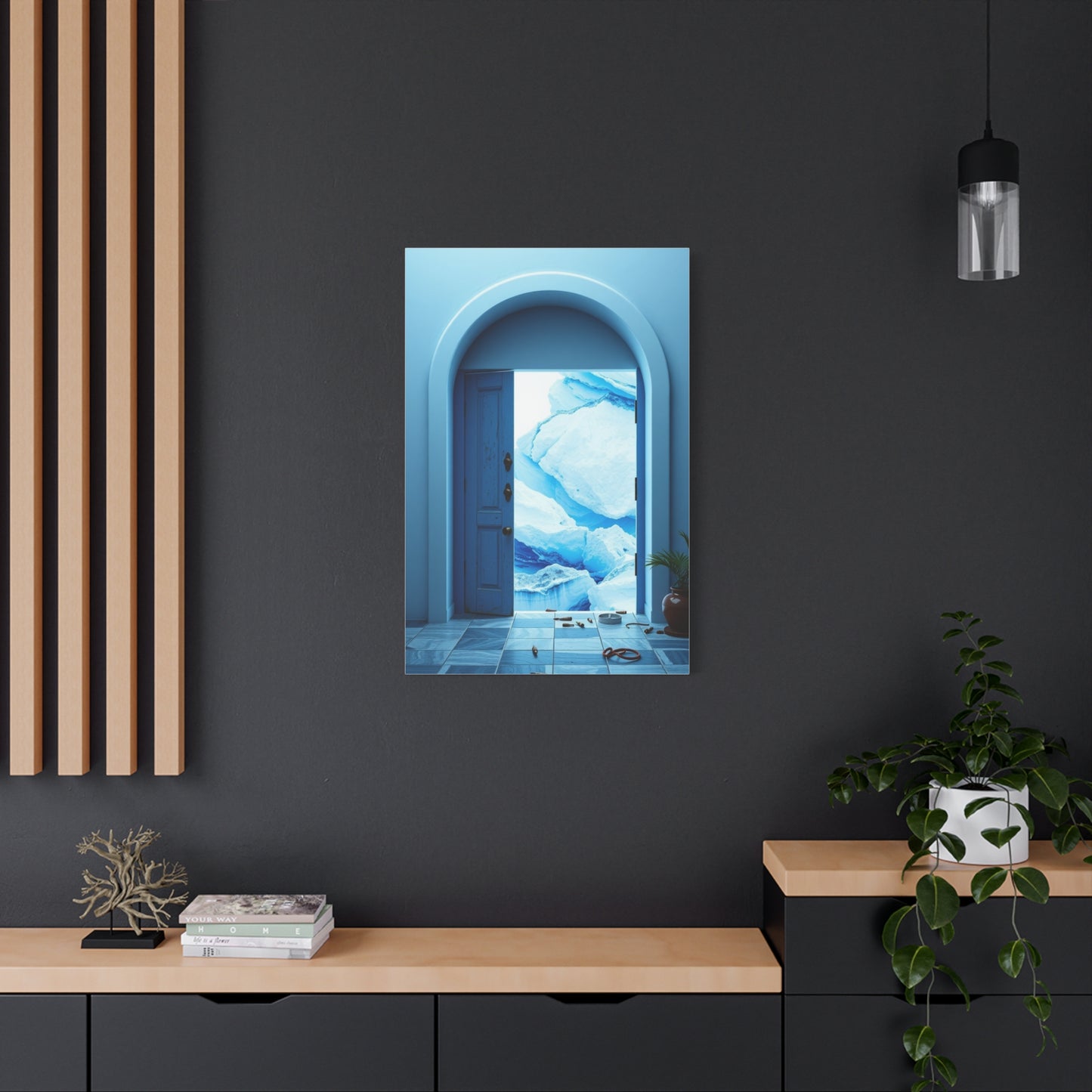 Supreme Blue and White Art Collection Wall Art & Canvas Print