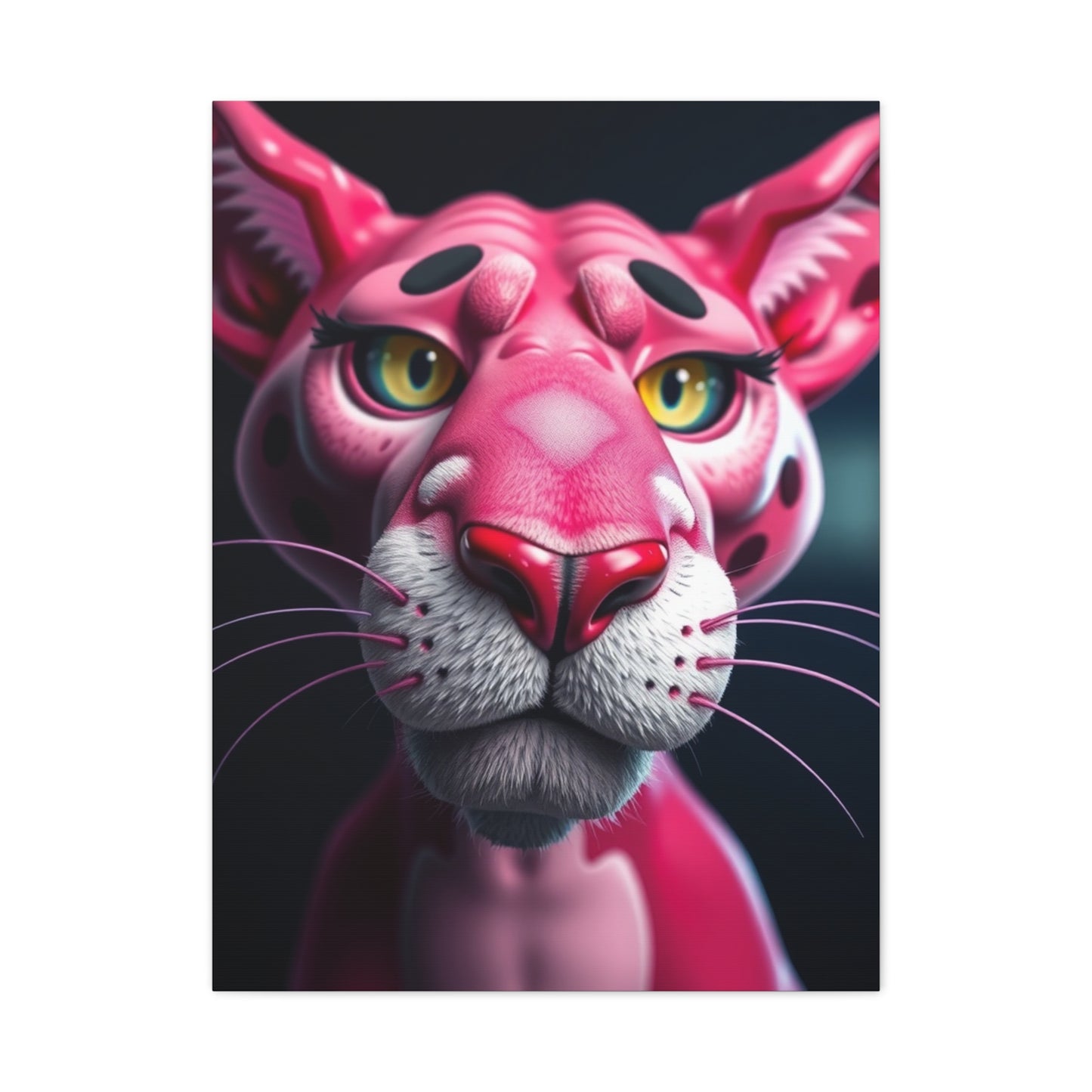 Pantherine Blush Canvas Wall Art & Canvas Print