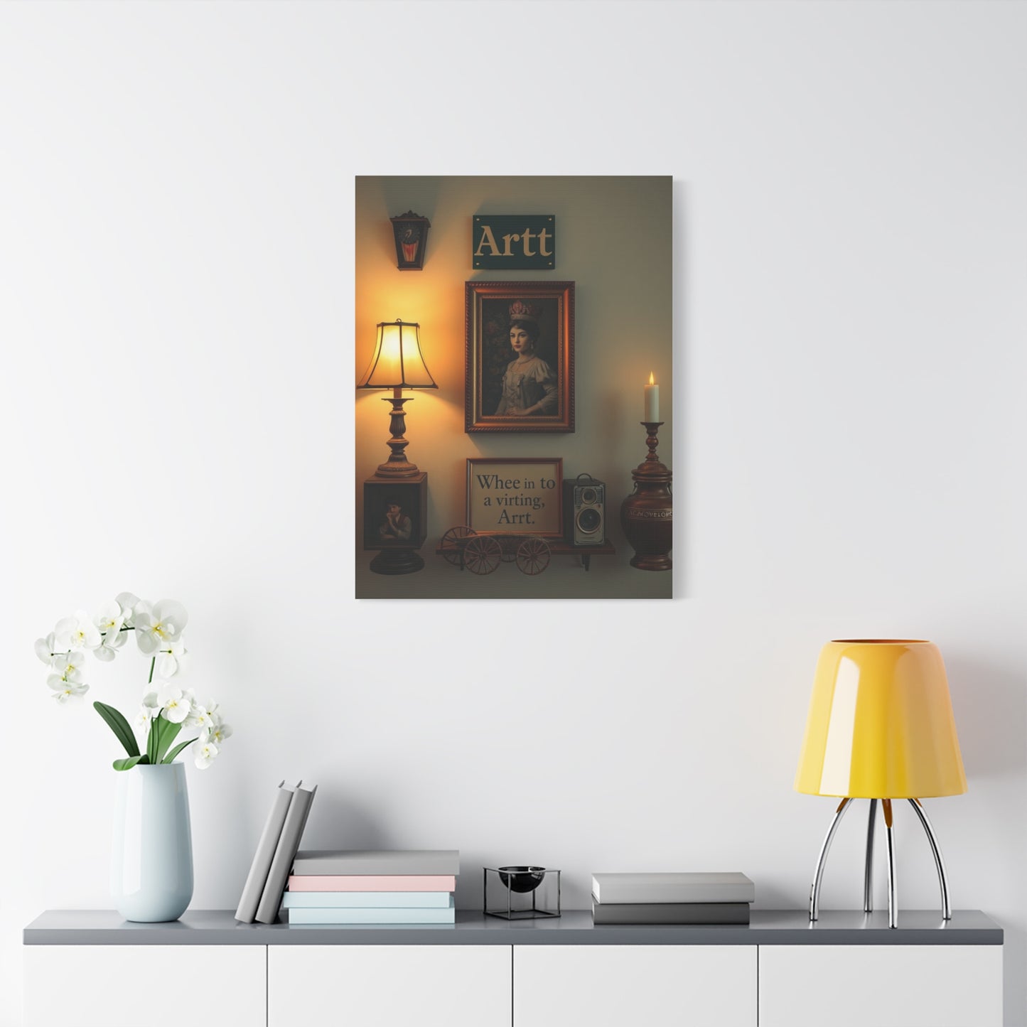 Nostalgic Harmony Canvas Wall Art & Canvas Print