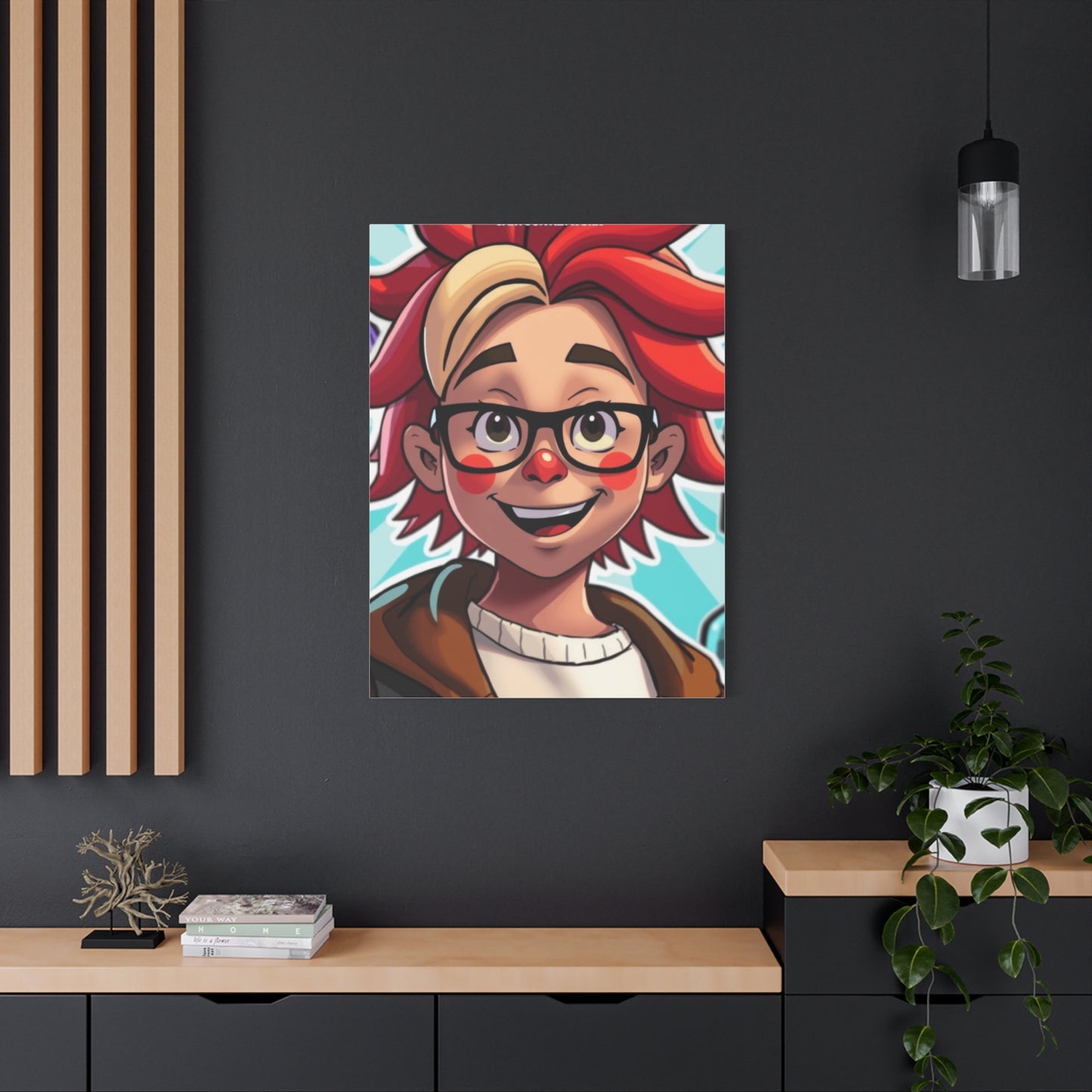 Elite Toon Illustration Canvas Wall Art & Canvas Print