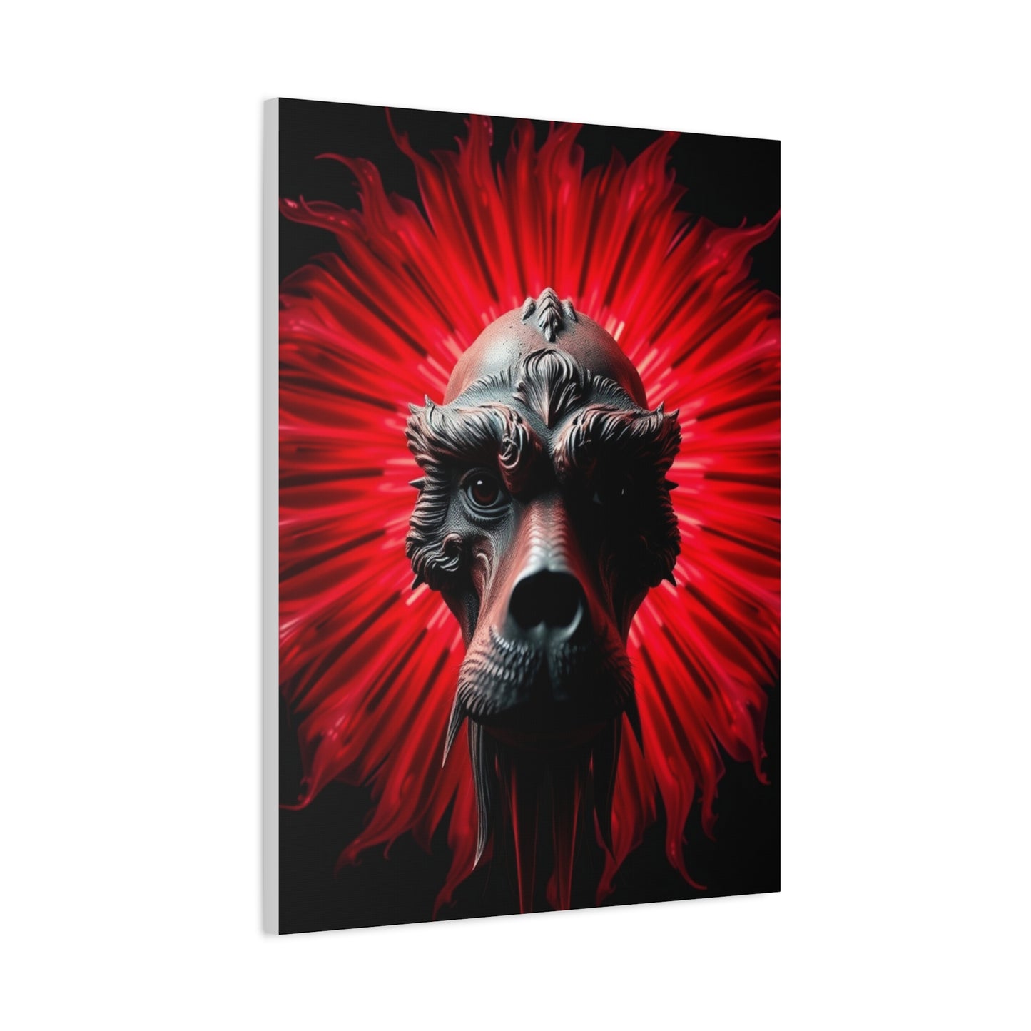 Black, White & Red Art Refined Canvas Wall Art & Canvas Print