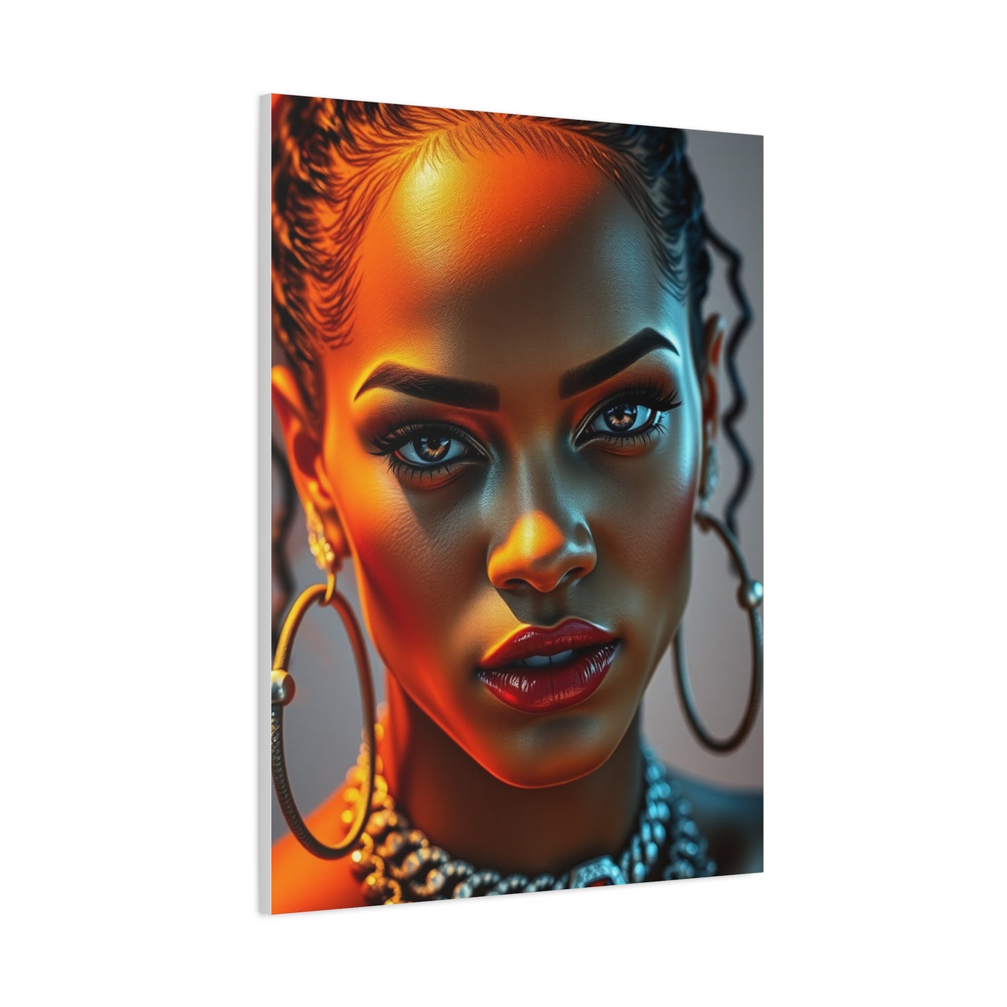 Rihannas Captivating Spirit Art Wall Art & Canvas Print