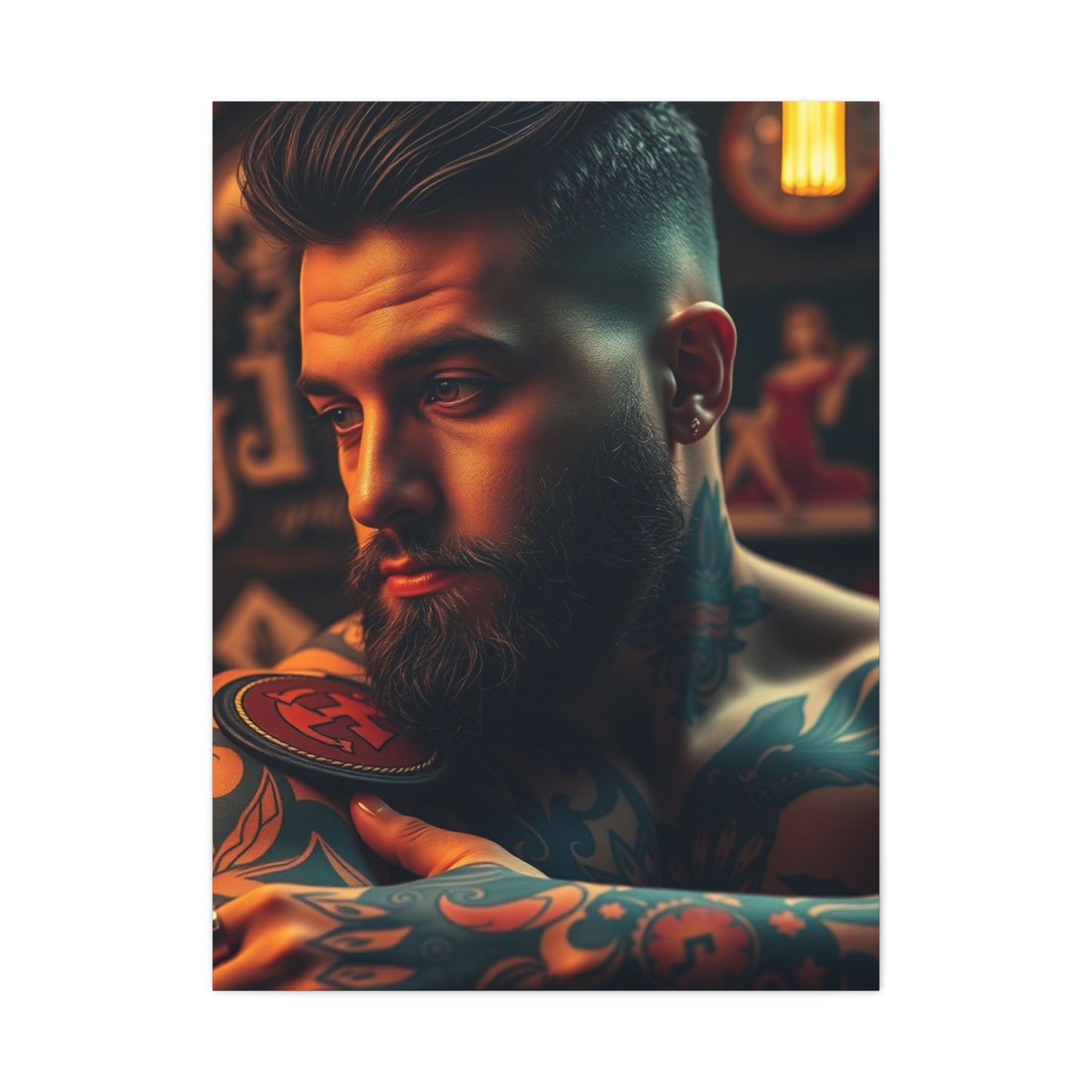 Supreme Tattoo Parlor Art Collection Wall Art & Canvas Print