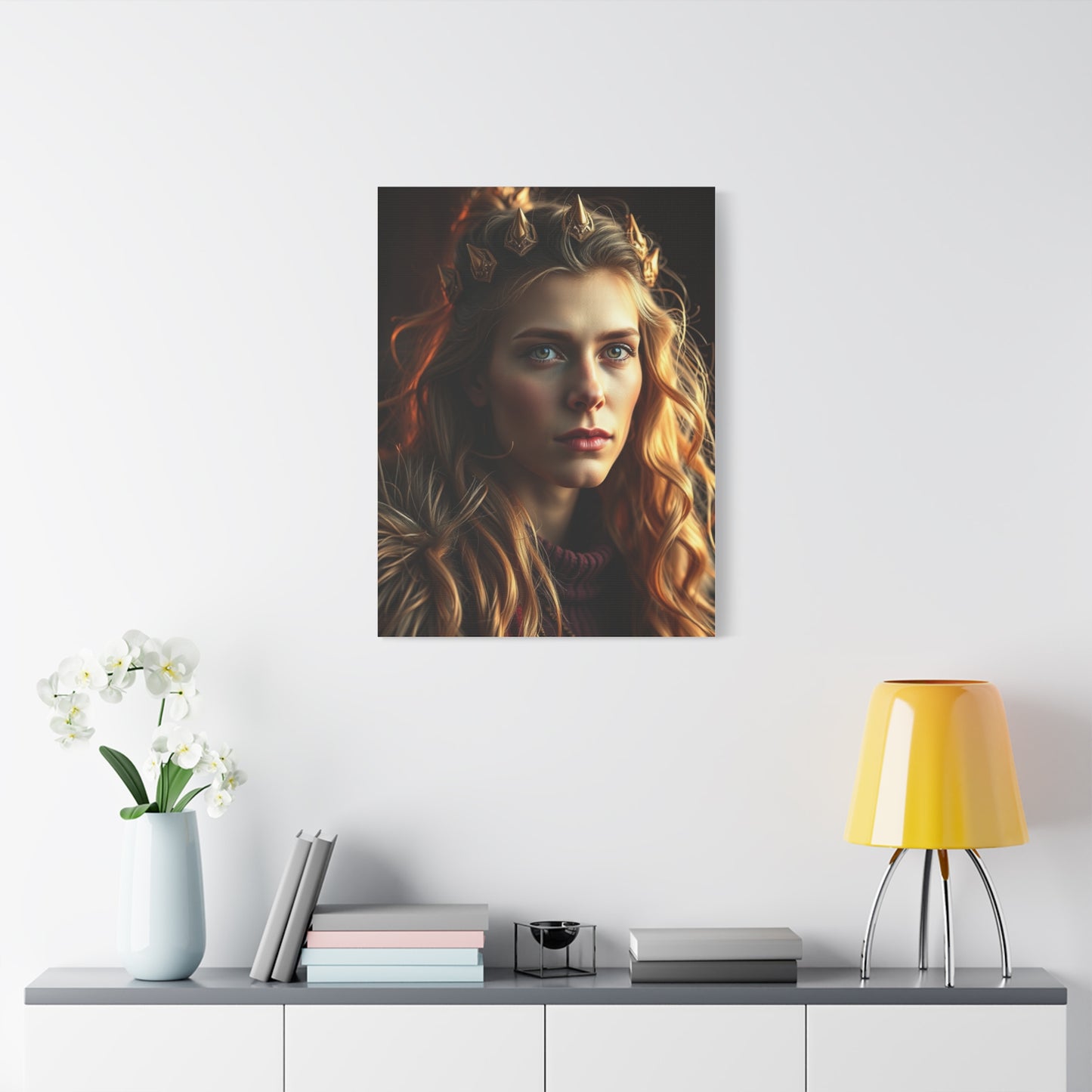 Amber Glimmer Tapestry Wall Art & Canvas Print