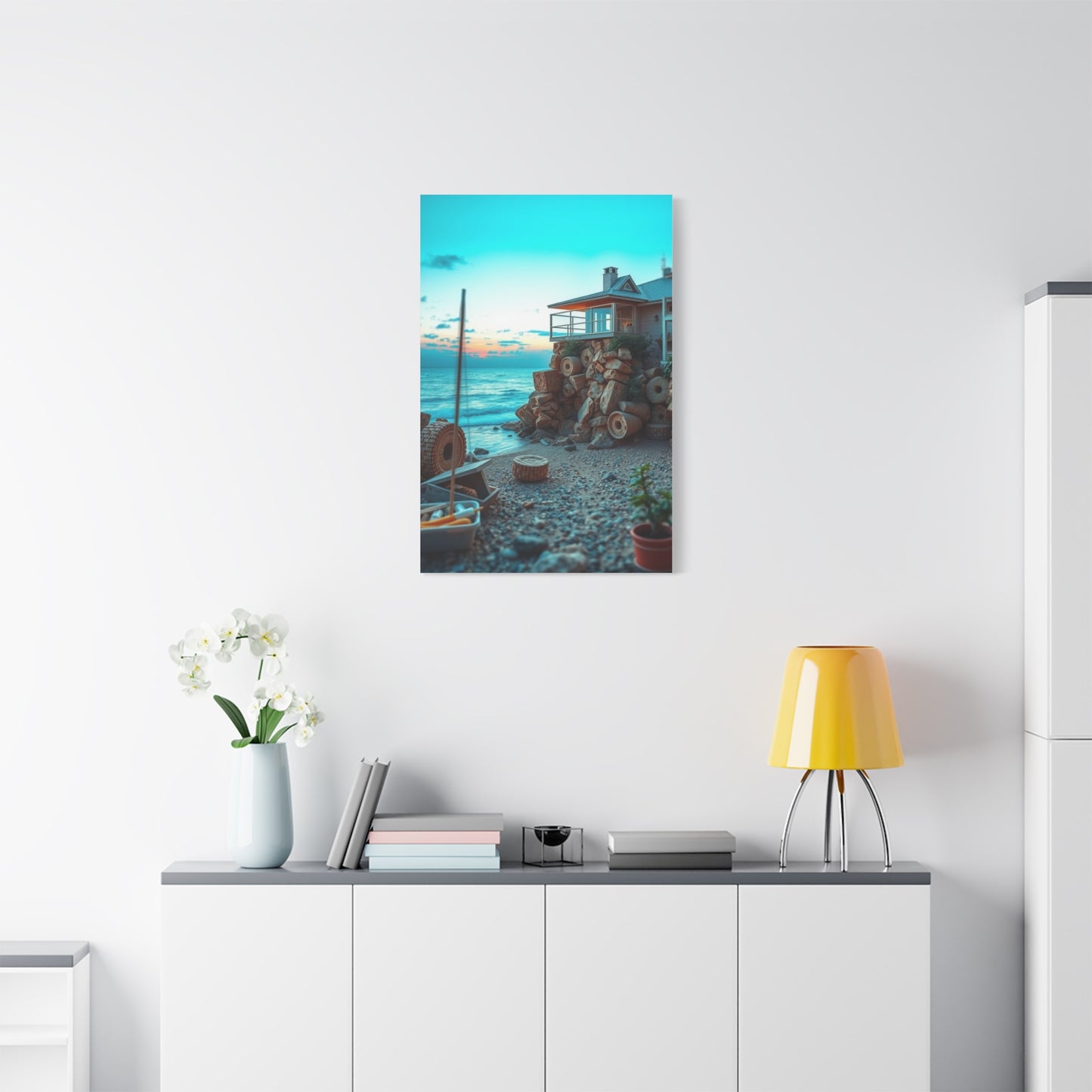 Ocean Breeze Elegance Wall Art & Canvas Print
