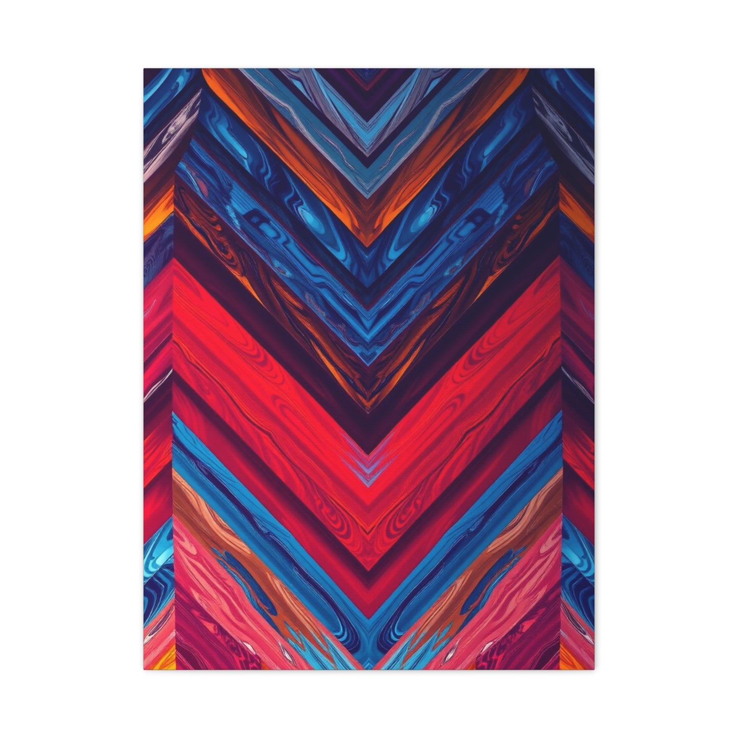 Supreme Chevron Pattern Art Collection Wall Art & Canvas Print