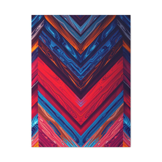 Supreme Chevron Pattern Art Collection Wall Art & Canvas Print