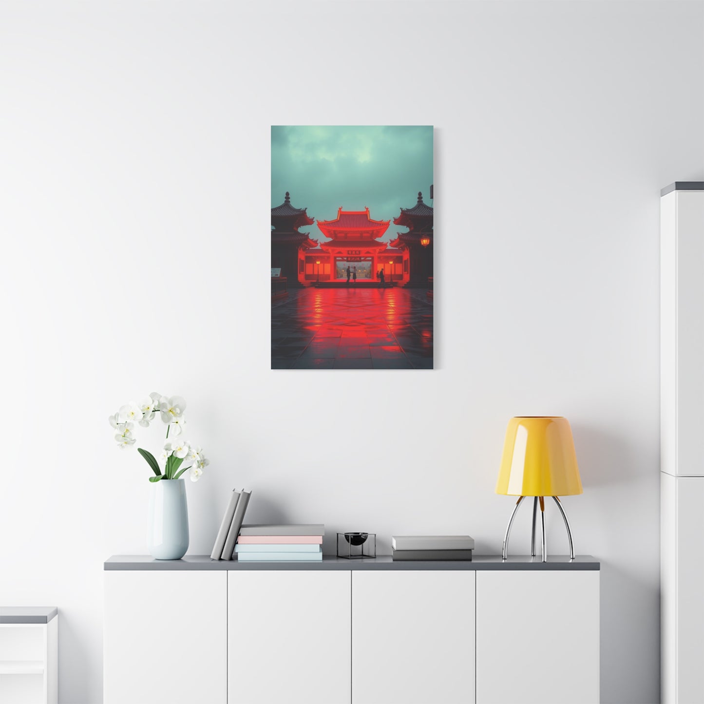 Scarlet Reverie Art Wall Art & Canvas Print