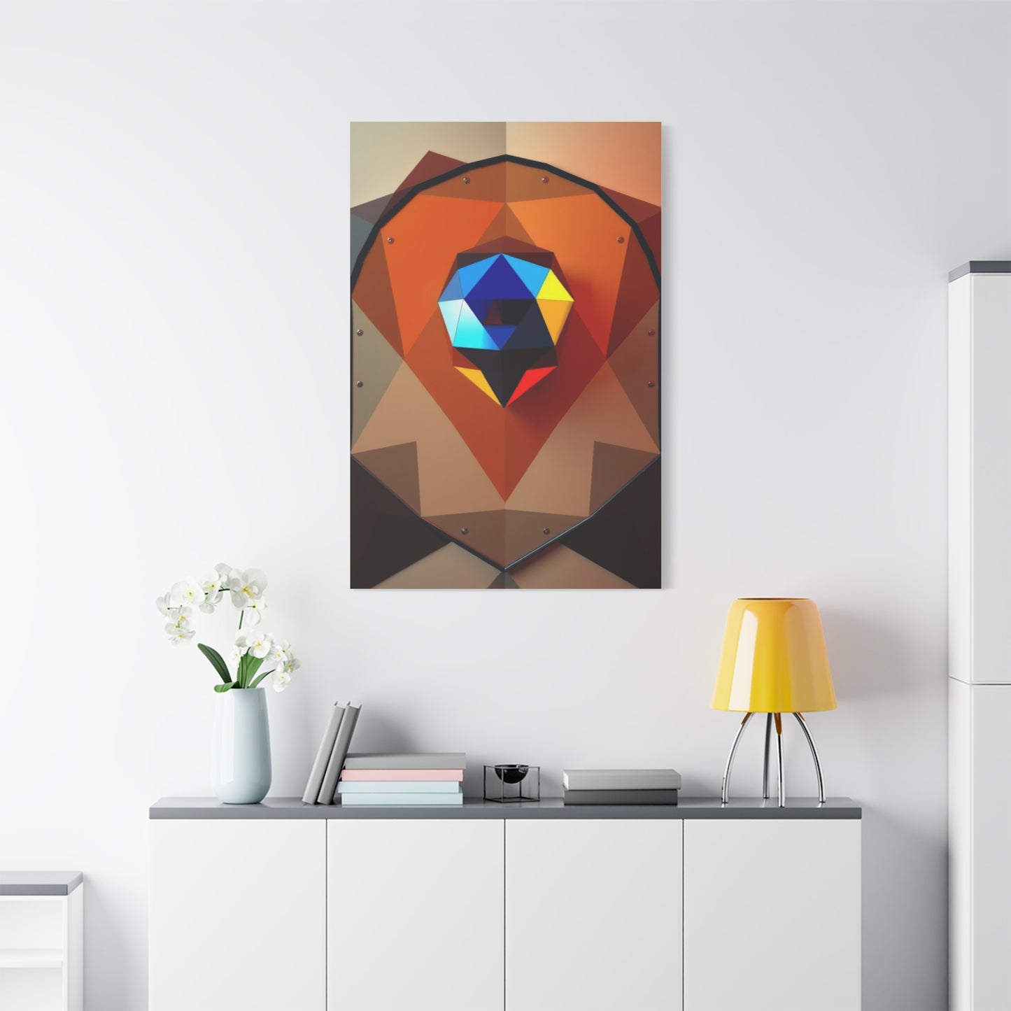 Luxe Geometric Reverie Wall Art & Canvas Print