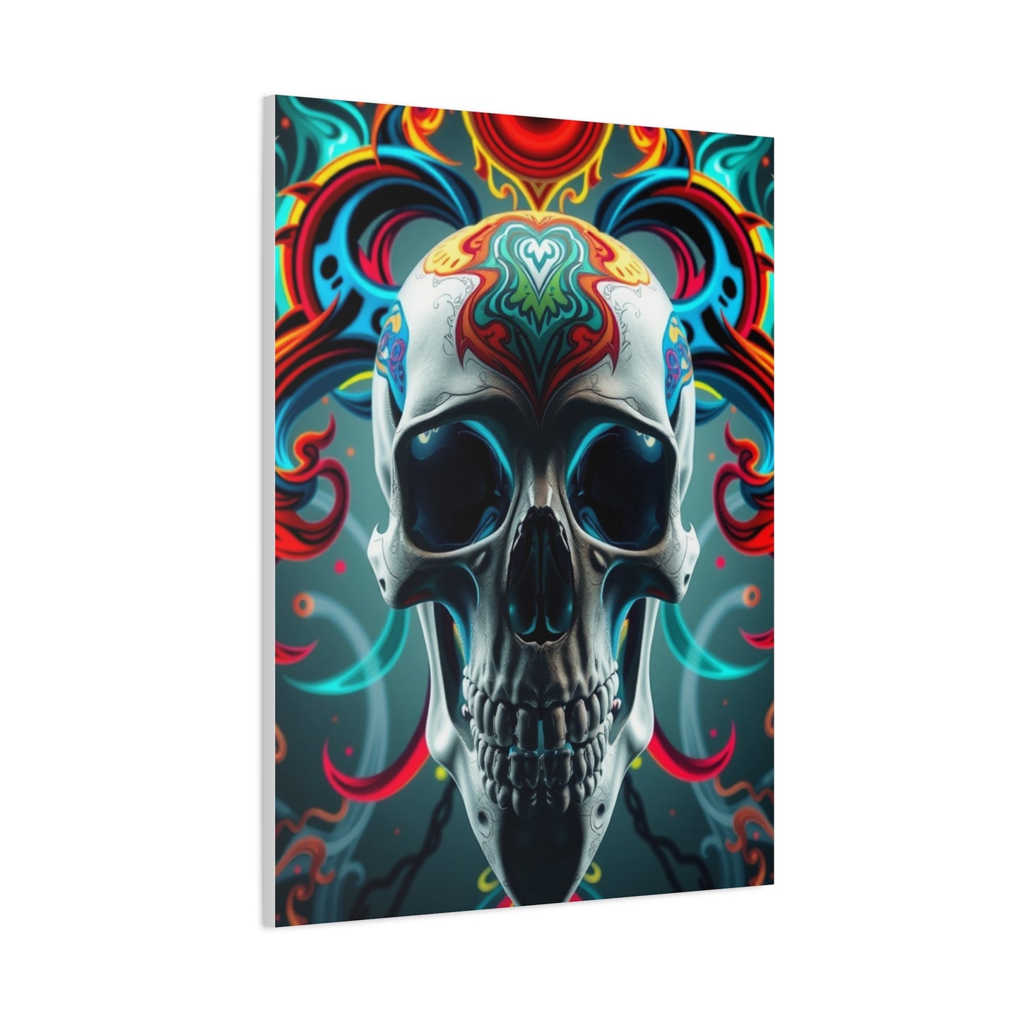 Collection 3D Trippy Skull Art By Ali Gulec Art Art Wall Art & Canvas Print