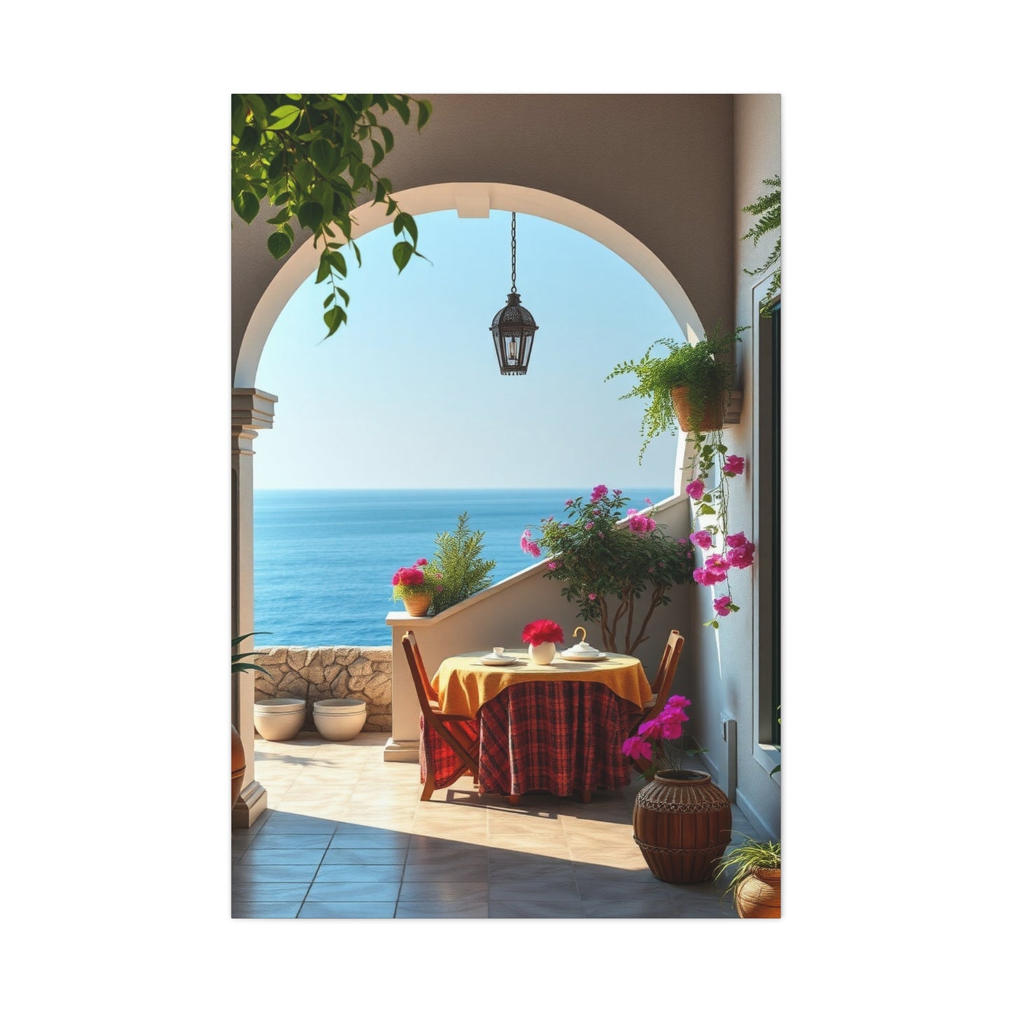 Masterpiece Mediterranean Decor Art Vision Wall Art & Canvas Print