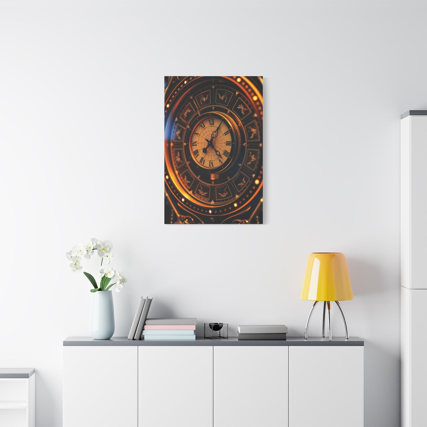 Clock Art Refined Canvas Wall Art & Canvas Print