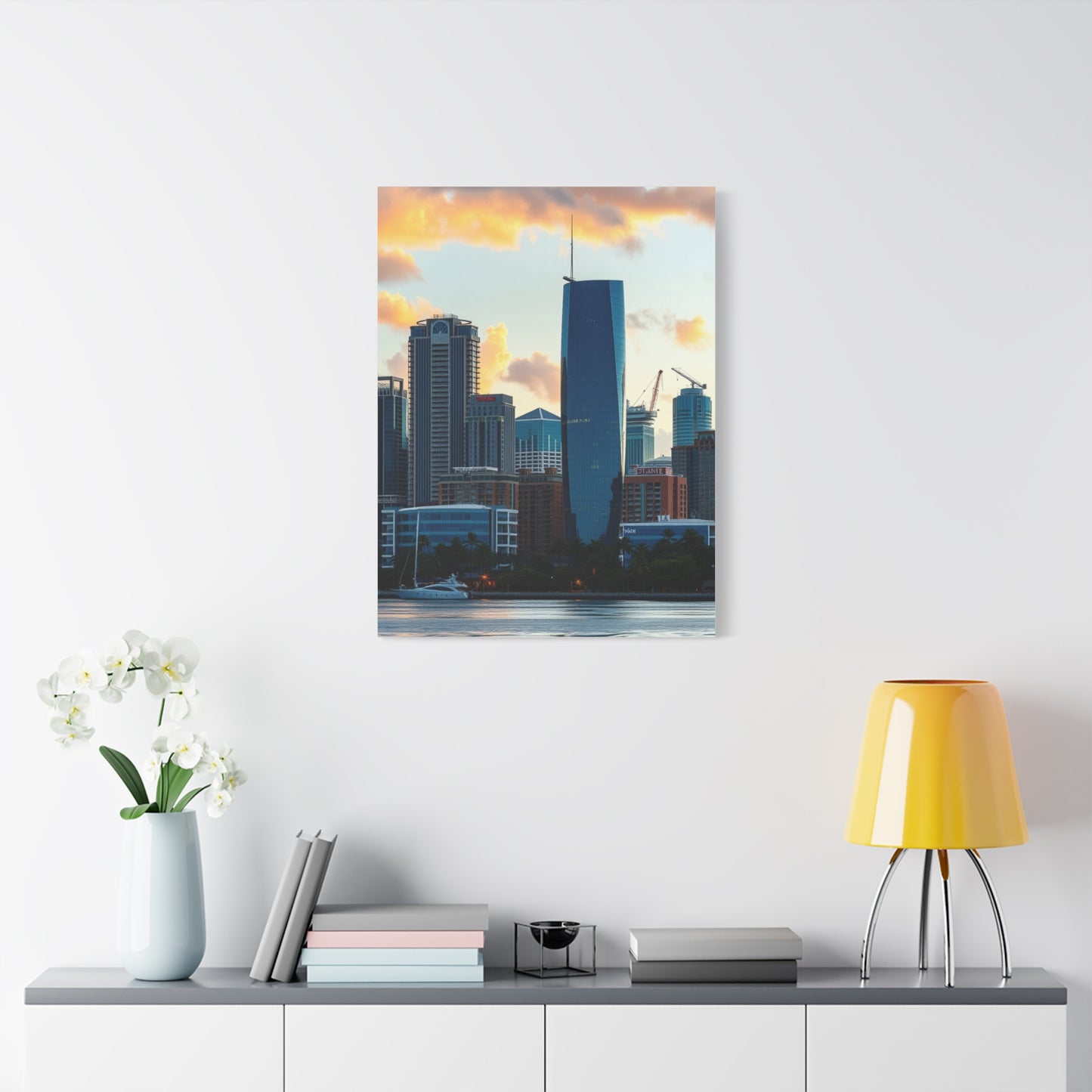 Glamourous Urban Vista Canvas Wall Art & Canvas Print
