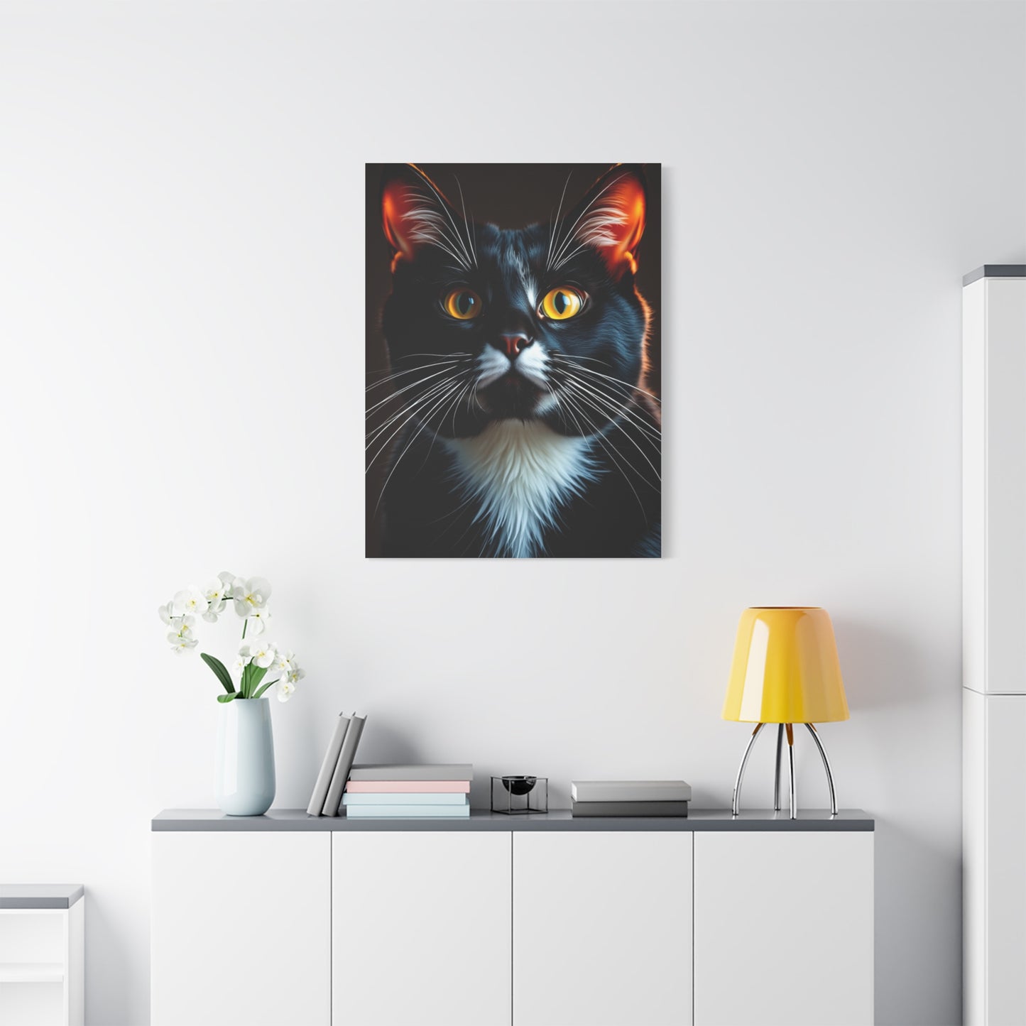Tuxedo Cat Art Supreme Gallery Wall Art & Canvas Print